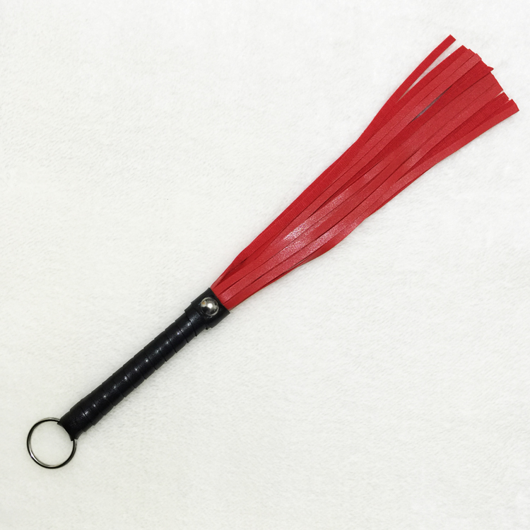 New Design BDSM Whip Faux Leather Black Red Color Fetish Sex Toy Flogger Paddle